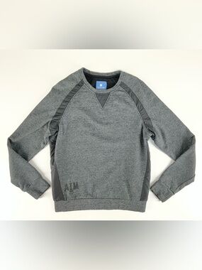 JetLag AIM Men's Gray Crewneck Pullover Sweatshirt Size Large